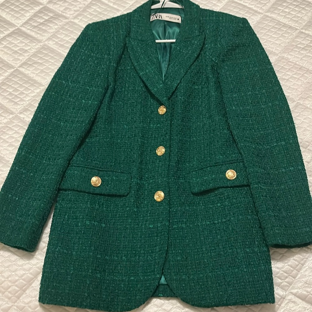 Emerald Green Zara blazer